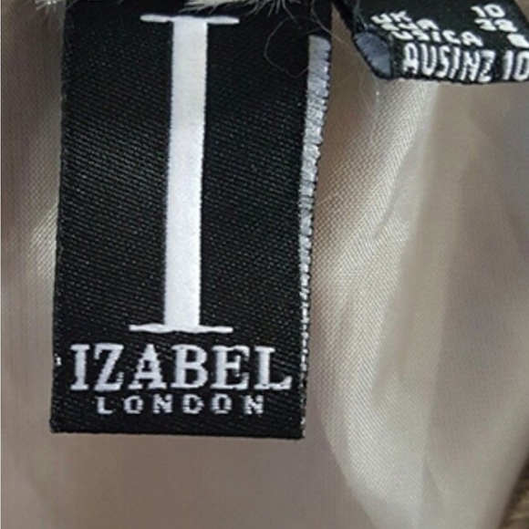 Evening coat, Izabel London taupe/beige coloring. So soft. Excellent condition - Picture 4 of 4